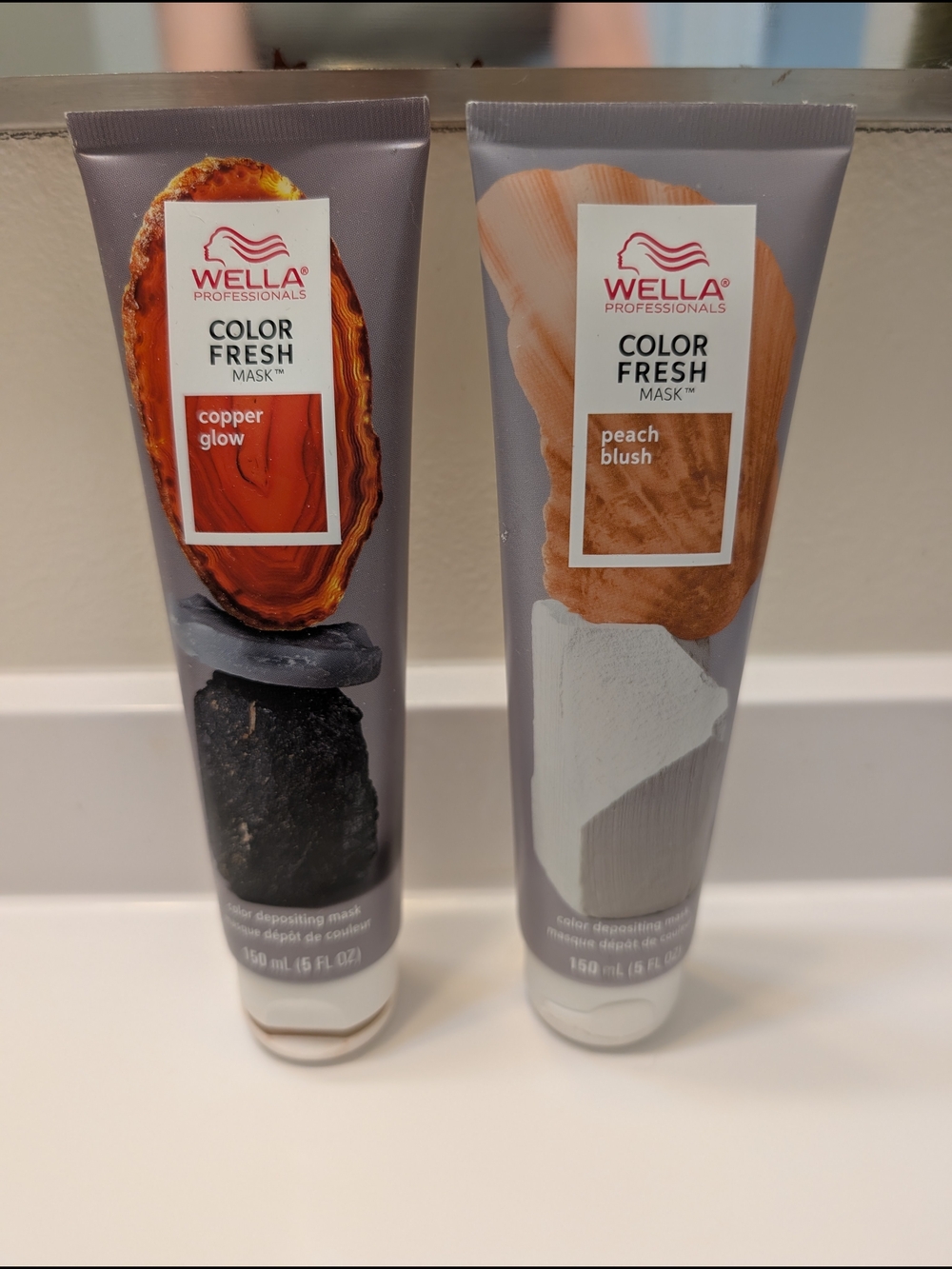 Wella Color Fresh Mask - Copper Glow & Peach Blush Bundle (2-Pack)